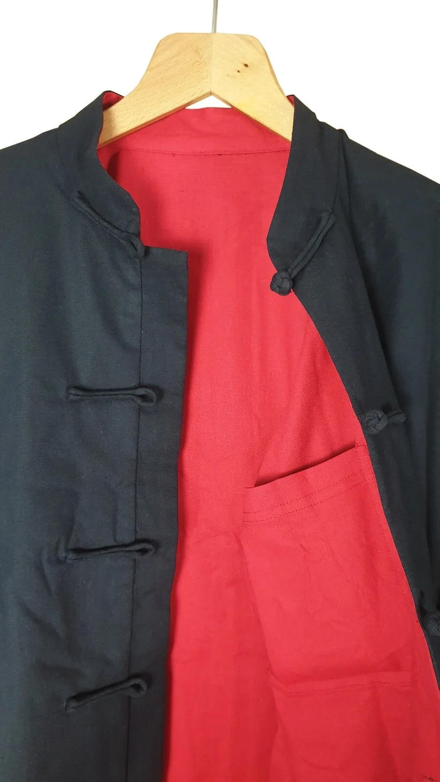 Tai Chi/ Kung Fu jacket, with liner (example #2) — Fabrics Of The